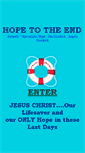 Mobile Screenshot of hopetotheend.com